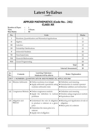 CBSE Class 12 Applied Mathematics Question Bank | Chapter & Topic-wise Solved Papers (2017–2026) | Based on Latest Syllabus (2 April 2026) | Includes 2026 Papers | Mind Maps & Revision Notes | For 2027 Exam
