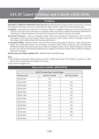 AFCAT 16 Years’ Chapter-wise & Topic-wise Solved Papers | Flying, Technical & Ground Duty Branches |PYQs (2011–2026) with Latest Solved Paper |For 2027 Exam |With Oswaal AI