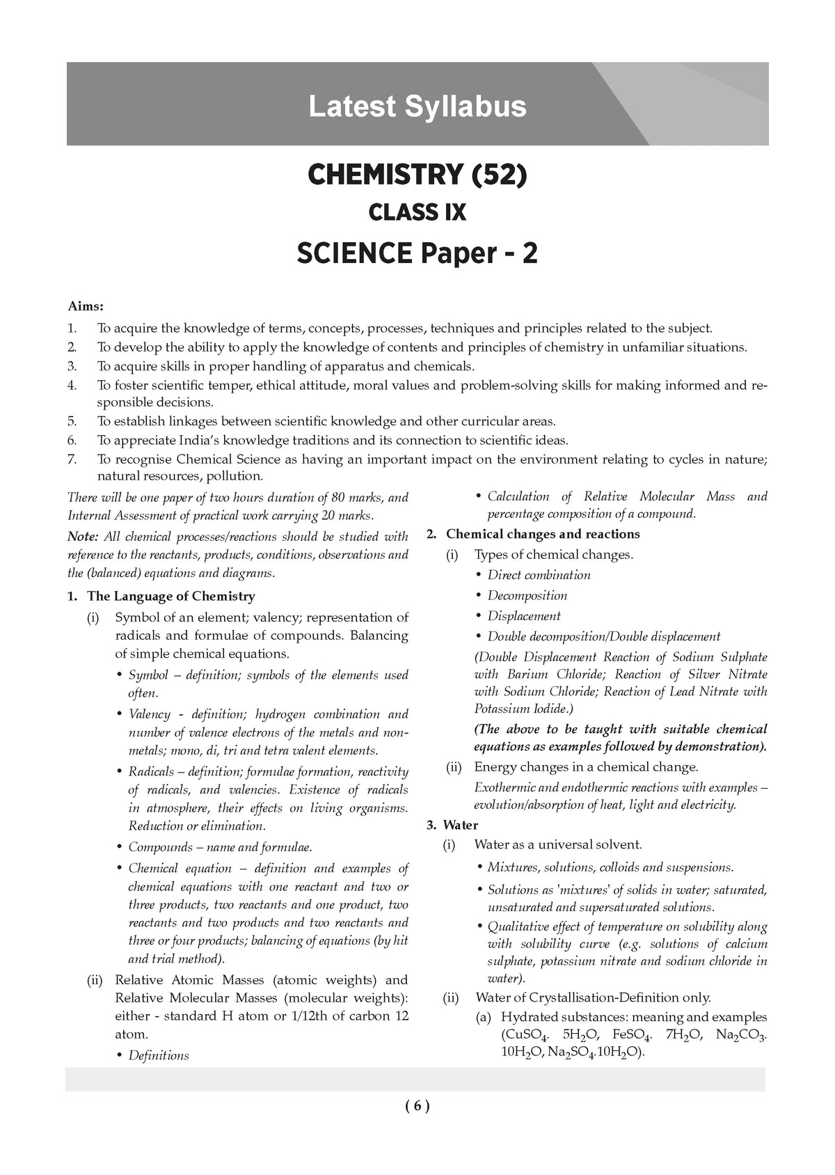 ICSE Question Bank Chemistry Class 9 For 2027 Exam | Chapter-wise & Topic-wise Revision Notes | Competency-focused Questions | Aligned with latest Syllabus & Exam Pattern