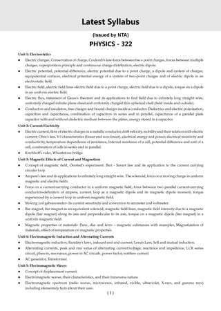 NTA CUET (UG) Chapter-wise Question Bank Physics For 2026 Exam (as per latest 27 Dec., notification) | PYQs & 800+ NCERT aligned MCQs |With Oswaal AI