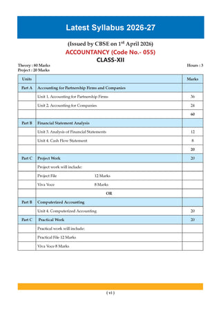 CBSE & NCERT One for All Class 12 Accountancy | Includes 2026 Papers (Delhi & Outside Delhi)- fully solved | With NCERT & Competency-based questions | For 2027 Exam | With Oswaal AI