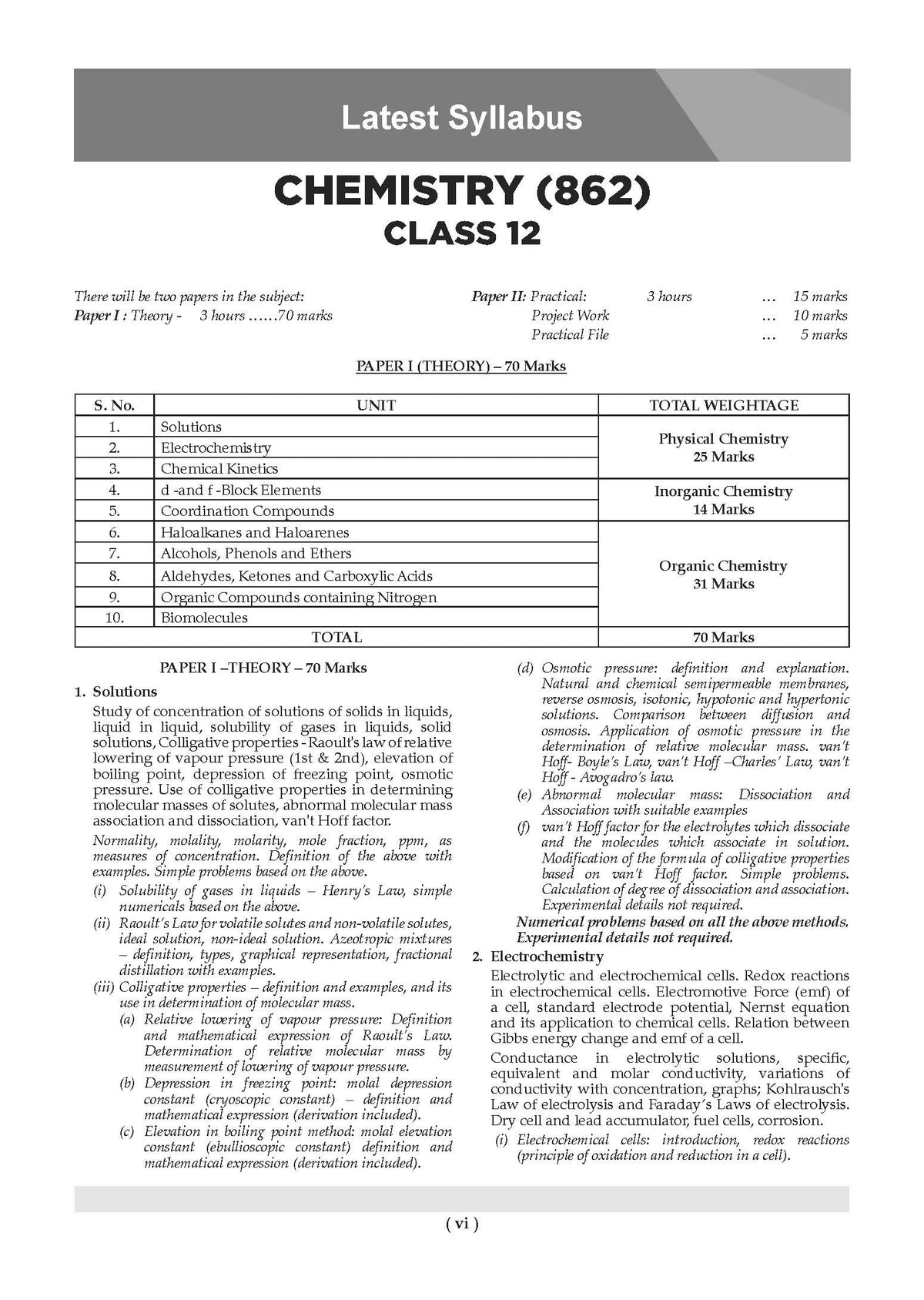 Class 12 ISC Chemistry Question Bank (2017-2026) | Chapter-wise & Topic-wise with Competency Based Questions | For 2027 Exam | With Solved 2026 Board Paper | Self-Assessment Papers