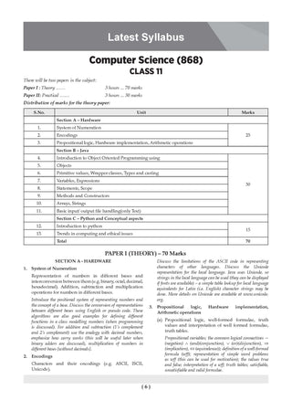 Class 11 ISC Computer Science Question Bank | Chapter-wise & Topic-wise with Competency Based Questions | For 2027 Exam | Self-Assessment Papers | Revision Notes