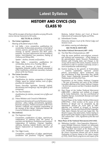 Class 10 ICSE Question Bank History & Civics (2017-2026) | For 2027 Exam Chapter-wise & Topic-wise with Competency Based Questions | Includes 2026 Paper- fully solved | Self-Assessment Papers | Practice Papers