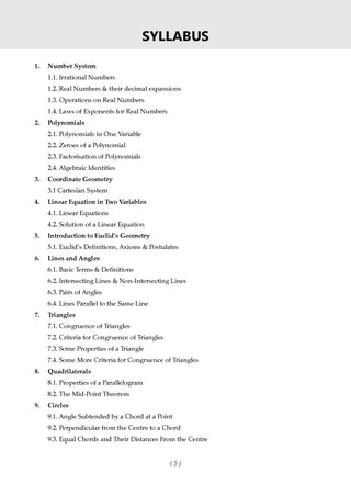 Karnataka Chapter-wise and Topic-wise Question Bank | Class 9 | Mathematics | For 2027 Exam | based on KSEAB syllabus & SCERT Textbooks & NCERT Exemplar | With Oswaal.ai