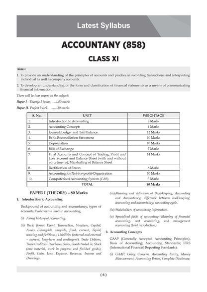 Oswaal Class 11 ISC Accounts Question Bank | Chapter-wise & Topic-wise with Competency Based Questions | For 2027 Exam | Self-Assessment Papers | Revision Notes