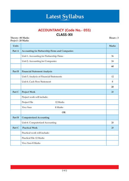 Oswaal CBSE Class 12 Accountancy Question Bank | Chapter & Topic-wise Solved Papers (2017-2026) | Based on Latest Syllabus (April 2026) | Includes 2026 Papers | For 2027 Exam