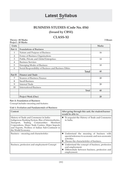 CBSE Class 11 Business Studies Question Bank | Chapter & Topic-wise Solved Papers (2017-2026) | Based on Latest Syllabus (April 2026) | Includes 2026 Papers | For 2027 Exam