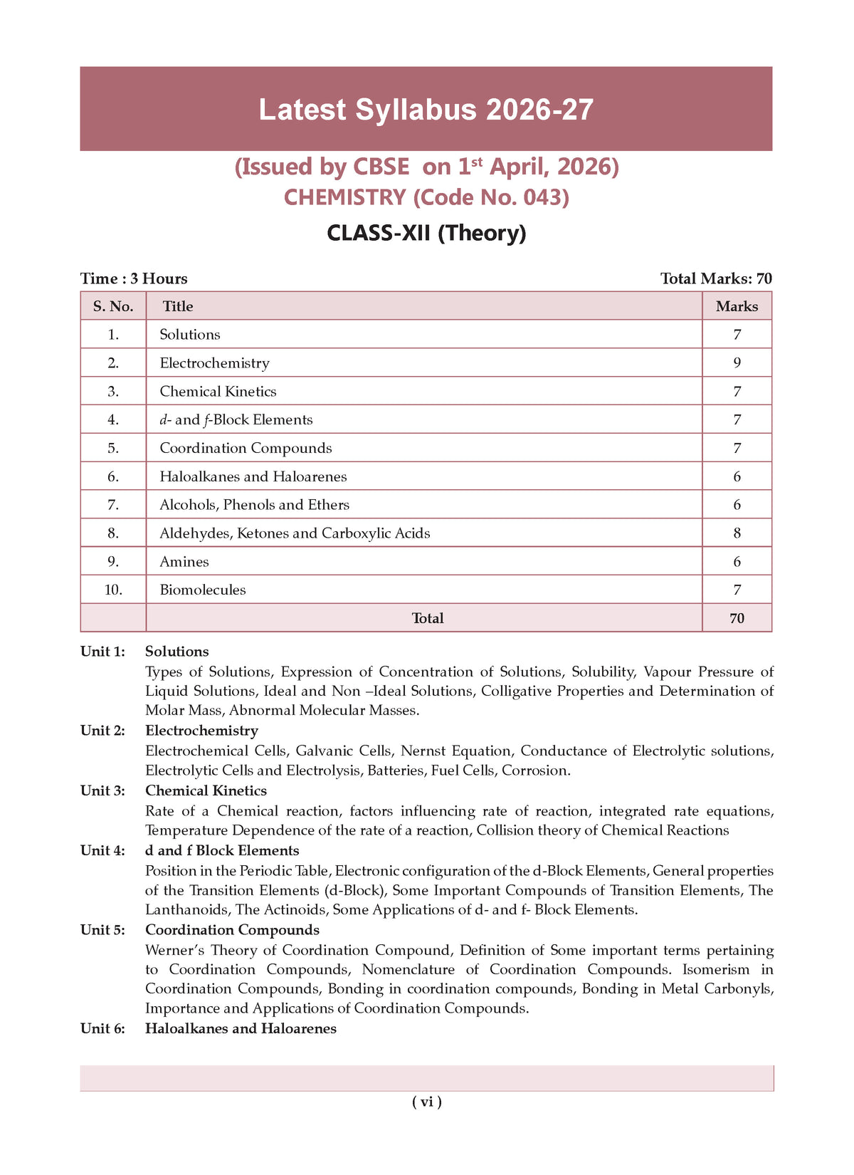 CBSE Xcellence 95+ | Class 12: Chemistry | Includes 2026 Board Paper | Mind Map, Revision Notes and Mnemonics | For 2027 Exam