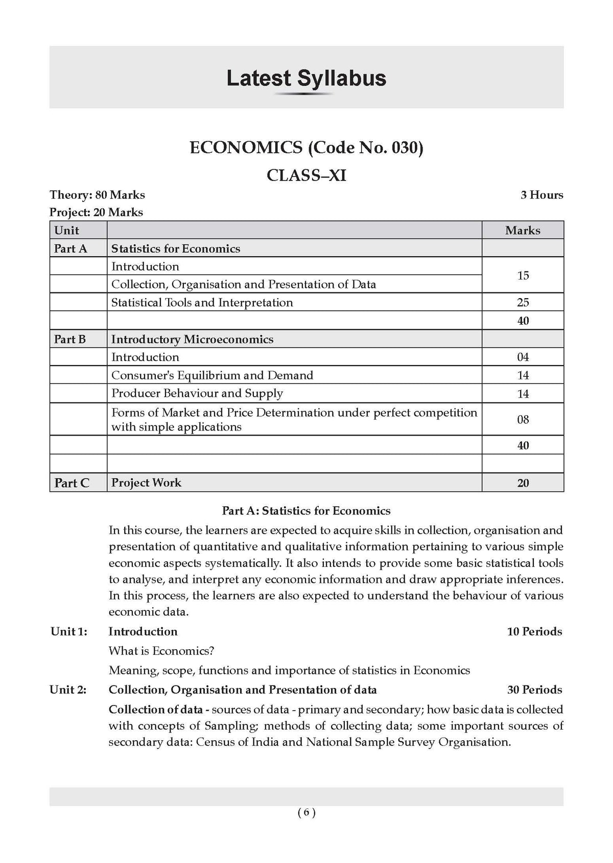 CBSE Class 11 Economics Question Bank | Chapter & Topic-wise Solved Papers (2017-2026) | Based on Latest Syllabus (April 2026) | Includes 2026 Papers | For 2027 Exam