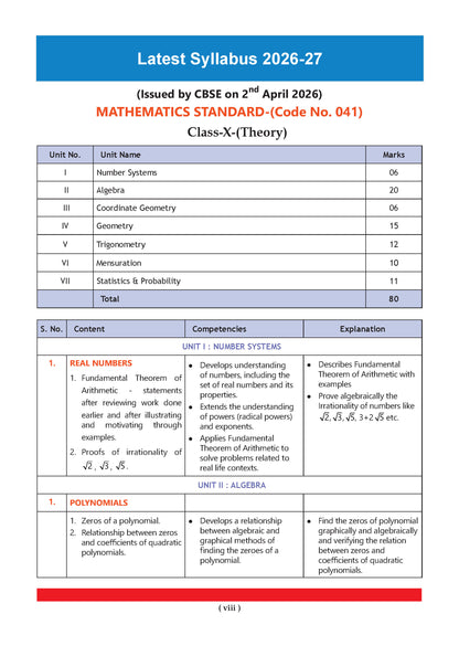 CBSE & NCERT One For All Class 10 Mathematics Standard and Science With Topic Wise Notes (Set Of 2 Books) For 2027 Board Exam