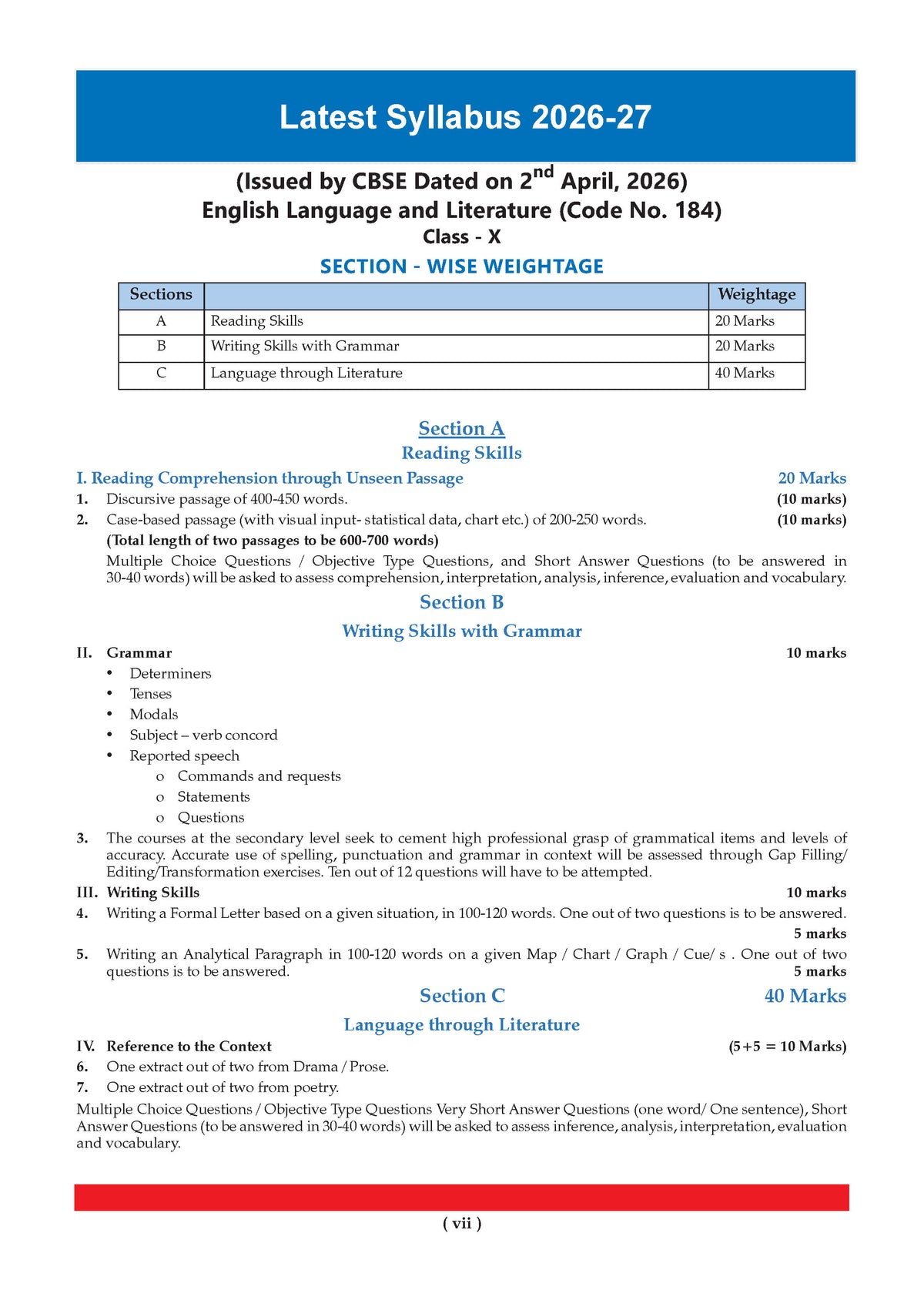 CBSE & NCERT One For All Class 10 | English | Science | Social Science & Mathematics Standard| With Topic Wise Notes (Set Of 4 Books) For 2027 Board Exam