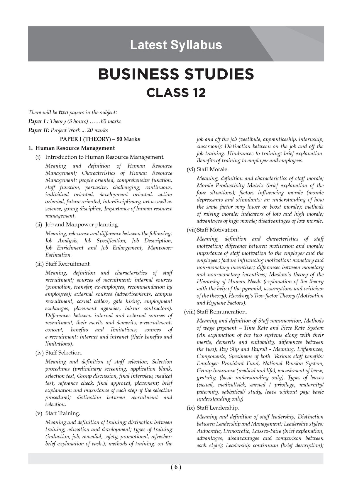 Class 12 ISC Business Studies Question Bank (2017-2026) | Chapter-wise & Topic-wise with Competency Based Questions | For 2027 Exam | With Solved 2026 Board Paper | Self-Assessment Papers