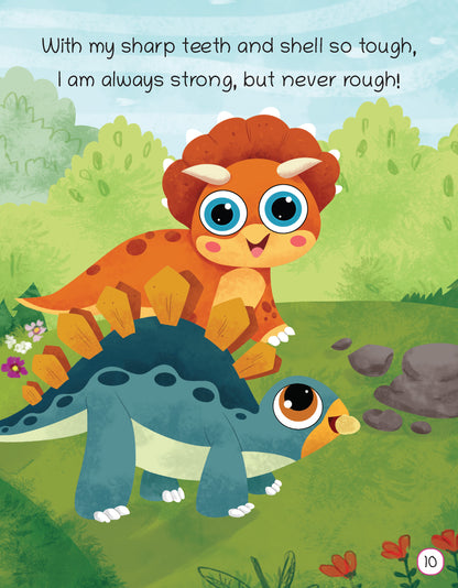 Lil Legends: Padded Books, Dino - I am a Stegosaurus - Oswaal Books