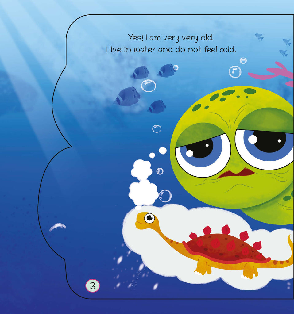 Lil Legends Shaped Board Books: Sea Animals: Turtle