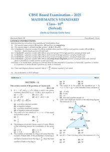CBSE Question Bank Chapterwise and Topicwise SOLVED PAPERS Class 10 Mathematics (Standard) For Exam 2026