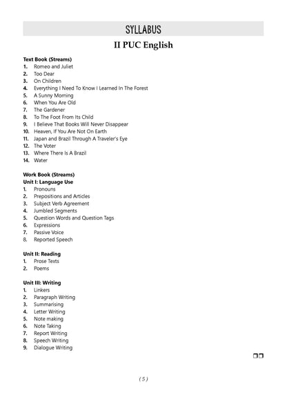 Karnataka II PUC Chapter-wise & Topic-wise Question Bank Class 12 English | 1550+ Questions | Revision Notes, Mind Maps, Mnemonics | Fully Solved PYQs (2026-2017) | 2027 Board Exam | Oswaal AI