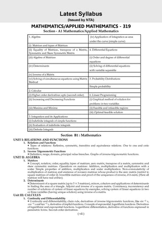 Oswaal NTA CUET (UG) Chapter-wise Solved Papers Question Bank |Mathematics/Applied Mathematics |PYQs (2021–2026) NCERT aligned MCQs |With Solved Paper 2026 |For 2027 Exam |With Oswaal AI
