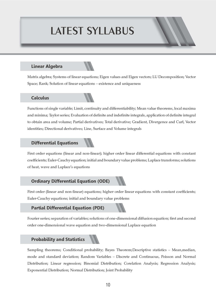 GATE | 16 Years’ | Solved Papers| Year-wise| (2010 to 2025)|Engineering Mathematics| For 2026 Exam