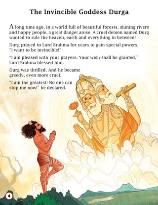 Lil Legends Mythological Tales Set of 4 Books for Kids Age 7+ Years - Ramayan, Mahabharat, Navadurga & Hanuman | Illustrated Hindu Mythology Stories for Children