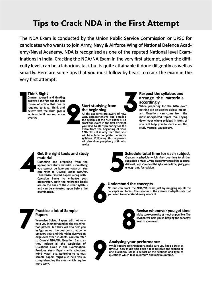 NDA-NA (NATIONAL DEFENCE ACADEMY/NAVAL ACADEMY) 16 Previous Solved Papers| Year-wise 2017-2025 (I) | Mathematics | For 2025 Exam