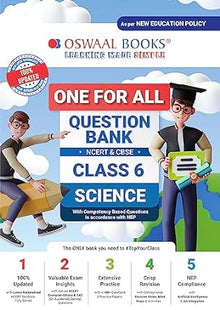 One For All Question Bank NCERT & CBSE, Class-6 Science (For Latest Exam)