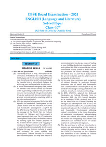 CBSE & NCERT One For All Class 10 English Language & Literature | With Topic Wise Notes For 2025 Board Exam