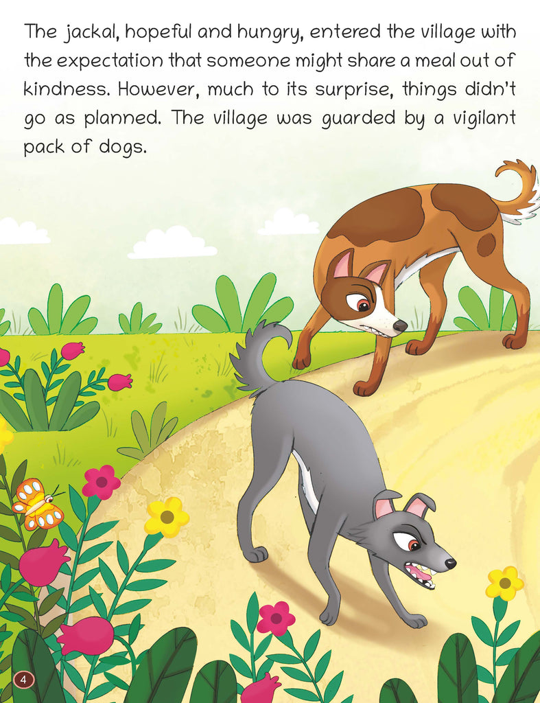 Short Illustrated Panchtantra Stories for Kids 2+ |The Blue Jackal | Lil Legends by Oswaal Books