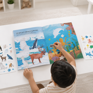 Lil Legends Books of Stickers Animals and Shapes | Set of 2 For Age 3+ | Learn Animal Names and Shapes With Fun Activities | Educational Workbook For Toddlers | For Nursery/LKG