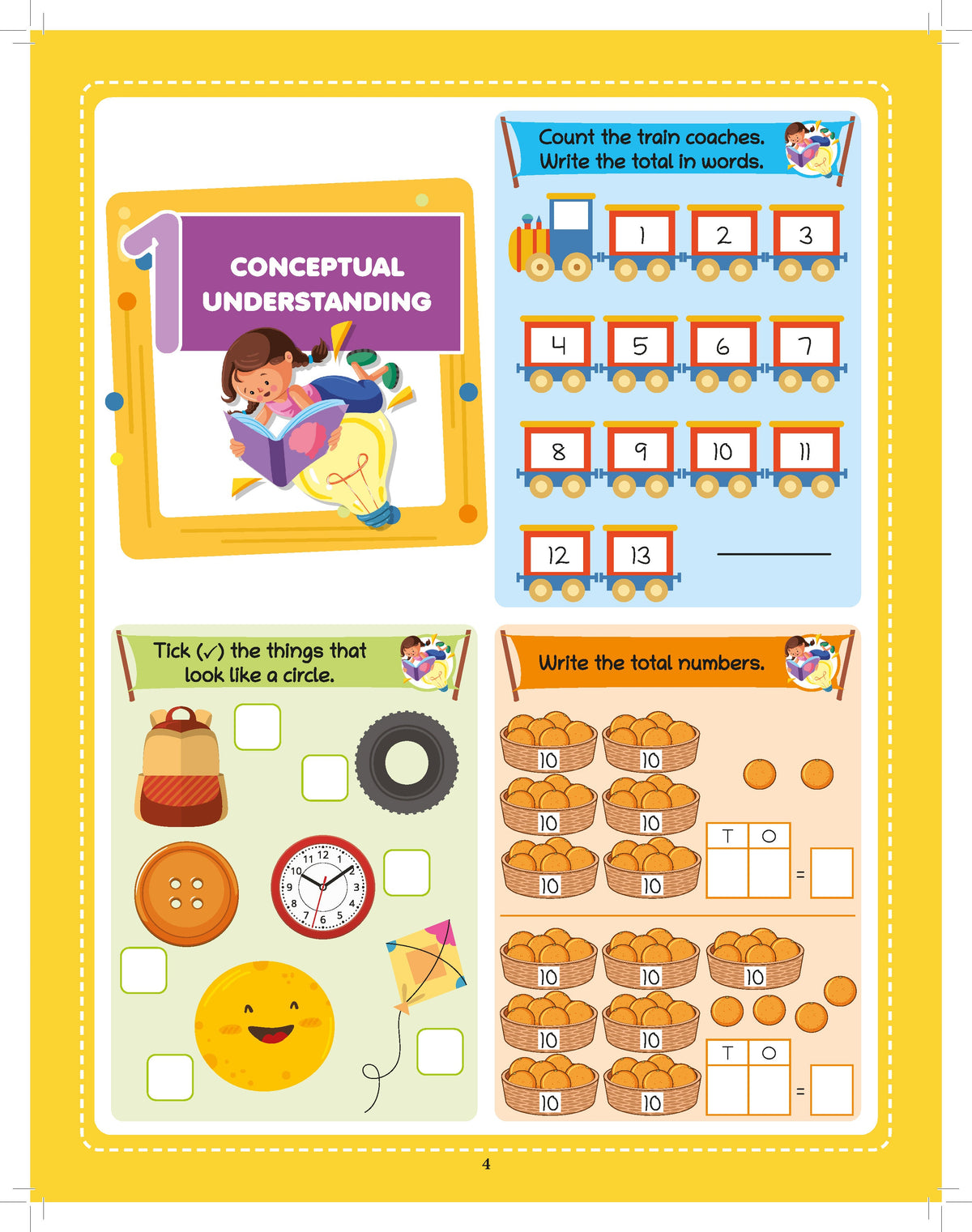 Lil Legends 250+ Activities â€“ Maths Quest Activity Book for kids (Age 5+ Years) | Conceptual Understanding & Thinking, Logical Reasoning, Problem Solving & more | Brain Boosting for Children - Oswaal Books