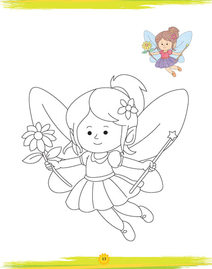 Lil Legends: Book of Copy Colouring, Fairies - Oswaal Books