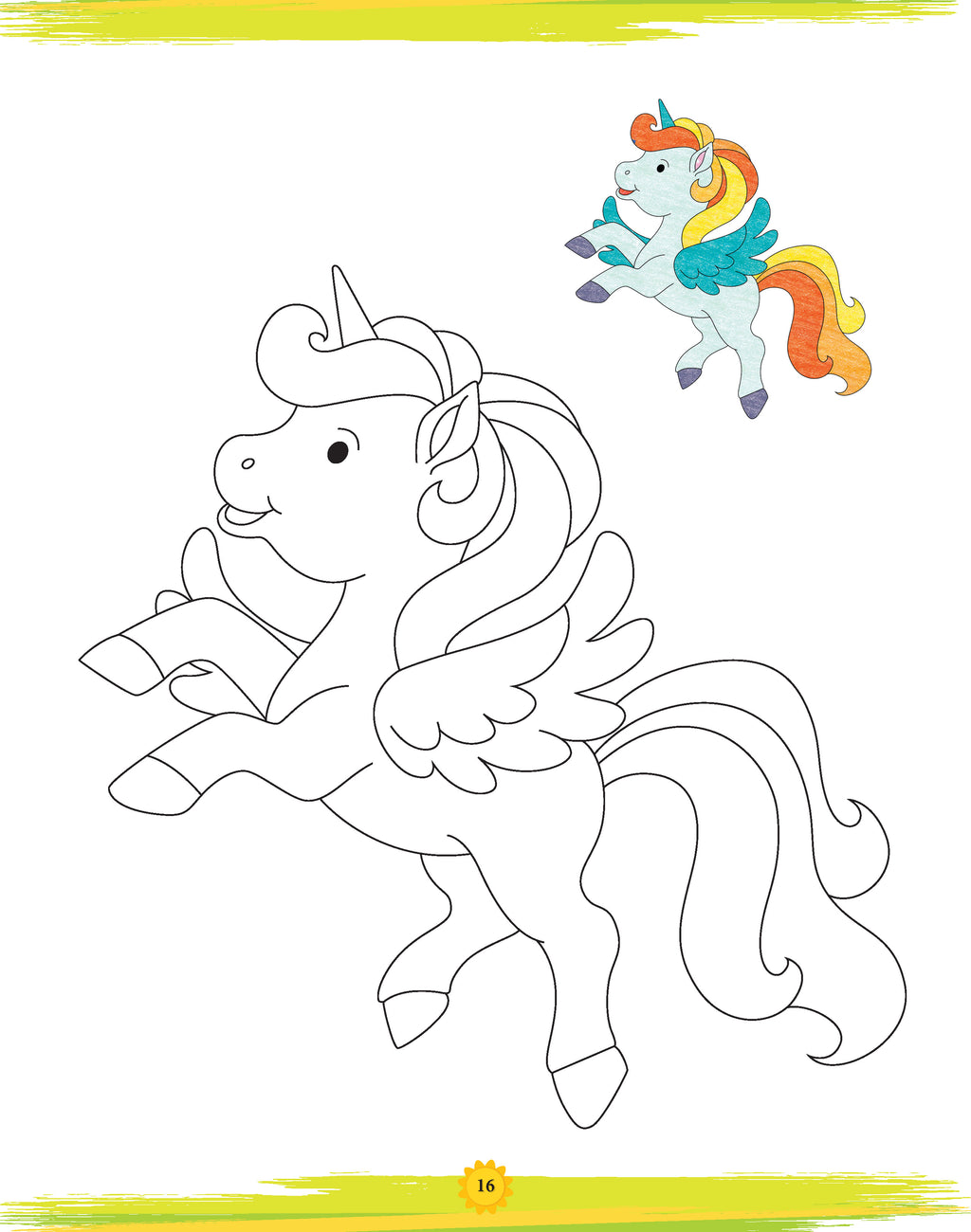 Lil Legends Unicorn Copy Colouring Book| Fun & Learning - Buy Now ...