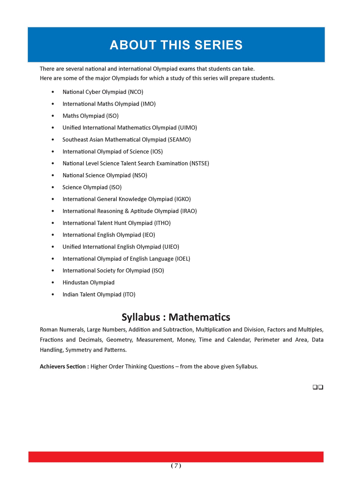 Oswaal One For All Olympiads Workbook Class 4 Maths | Questions for SOF IMO & Other Olympiad Exams 2026 | With Sample Practice Papers & Oswaal.AI