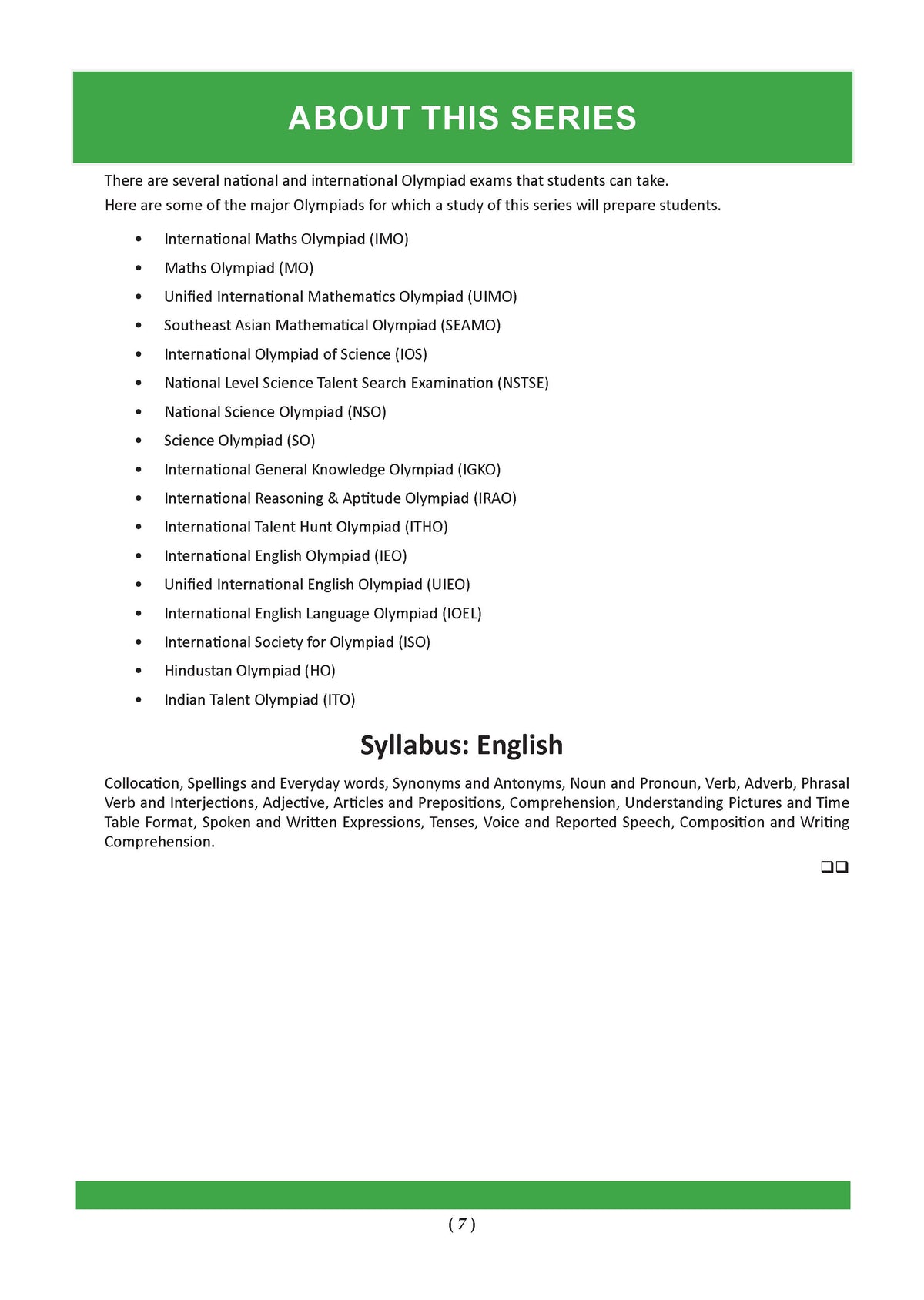 Oswaal One For All Olympiads Workbook Class 6 English | Questions for SOF IEO & Other Olympiad Exams 2026 | With Sample Practice Papers & .Oswaal AI