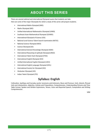 One For All Olympiads Workbook Class 6 English | Questions for SOF IEO & Other Olympiad Exams 2026 | With Sample Practice Papers & .OswaalAI