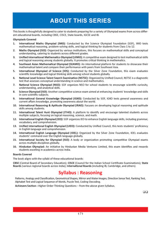 One For All Olympiads Class 5 Logical Reasoning Prep-Guide Book | Chapter-wise Previous Years' Solved Papers | Questions for Silverzone, Crest& Other Exams 2026 | With Sample Papers& Oswaal.AI