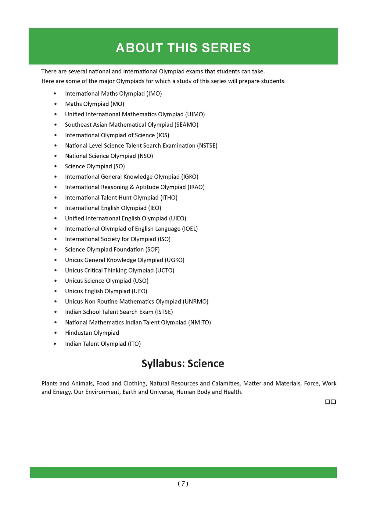 Oswaal One For All Olympiads Workbook Class 6 Science | Questions for SOF NSO & Other Olympiad Exams 2026 | With Sample Practice Papers & Oswaal.AI