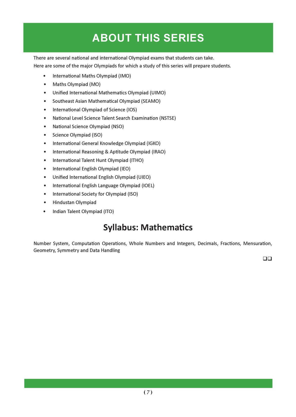 Oswaal One For All Olympiad Workbook Class 6 (Set of 3 Books) Maths, Science & English For 2026 Exam