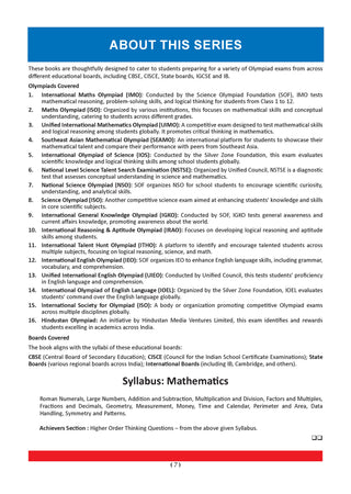 One For All Olympiad Chapter-wise Previous Years' Solved Papers, Prep-Guide Class 4 (Set of 6 Books) Maths, English, Science, Reasoning, Cyber & General Knowledge (For 2026 Exam)