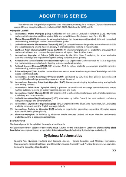 Oswaal One For All Olympiad Chapter-wise Previous Years's Solved Papers, Prep-Guide Class 7 (Set of 2 Books) Maths & Science For 2026 Exam