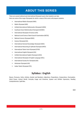 One For All Olympiad Workbook Class 1 (Set of 3 Books) Maths, Science & English For 2026 Exam