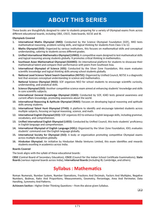 One for All Olympiads | Class 5 Maths, Science, English, GK | Chapter-wise Previous Years' Solved Papers | Prep-Guide With Level 1, 2 & Achievers Section (Set of 4 Books) For 2026 Exam