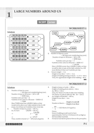 NCERT & CBSE One For All Workbook For Class 7 | Mathematics Part-1 & Part-2 | Updated As Per NCF | MCQ's | VSA | SA | LA | Set Of 2 Books | For Latest Exam