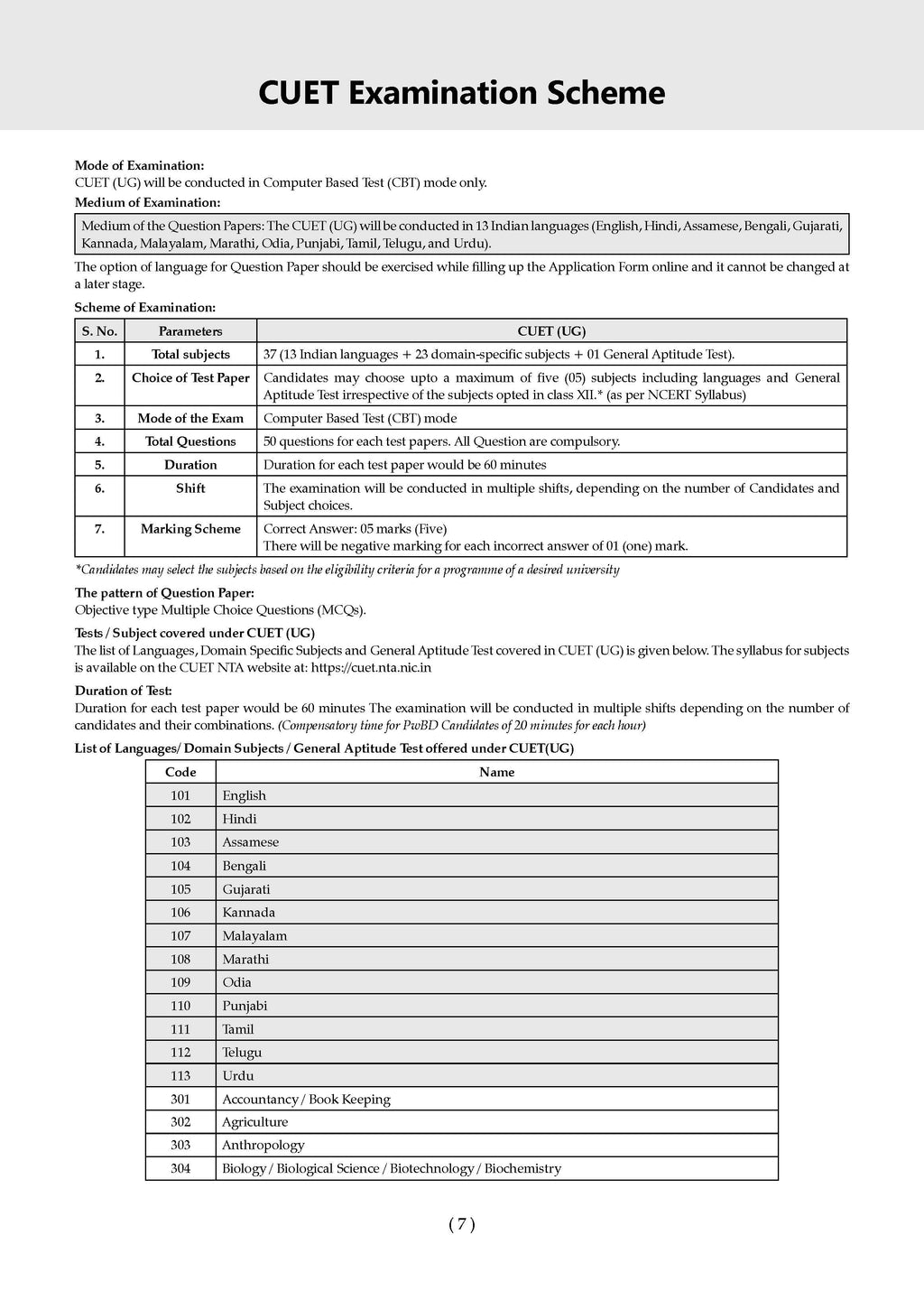 NTA CUET (UG) 10 Mock Test Papers Mathematics For 2026 Exam (Section ...