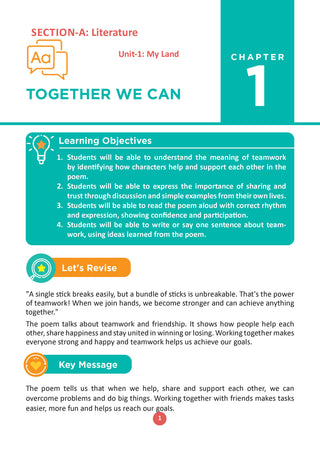 One for All Workbook Class 4 English| 50+ Concept-wise Perforated Worksheets | Based on NCERT Santoor| NEP 2020 & NCF 2023 Aligned | For CBSE & State Boards | Builds Concept Clarity & Scientific Skills