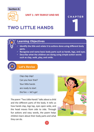 One for All Workbook Class 1 English | 50+ Concept-wise Perforated Worksheets | Based on NCERT Mridang | NEP 2020 & NCF 2023 Aligned | For CBSE & State Boards | Builds Concept Clarity & Scientific Skills