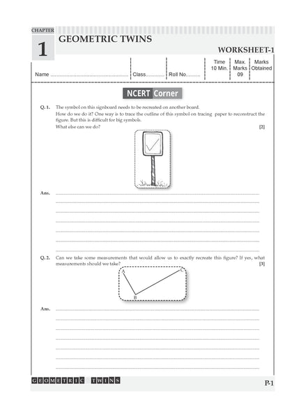 Oswaal One For All Workbook Class 7 Mathematics Part-2 | NCERT & CBSE | Latest Ganita Prakash | NCF Compliant | Competency-Based Assessment, Concept Mastery & Exam Practice