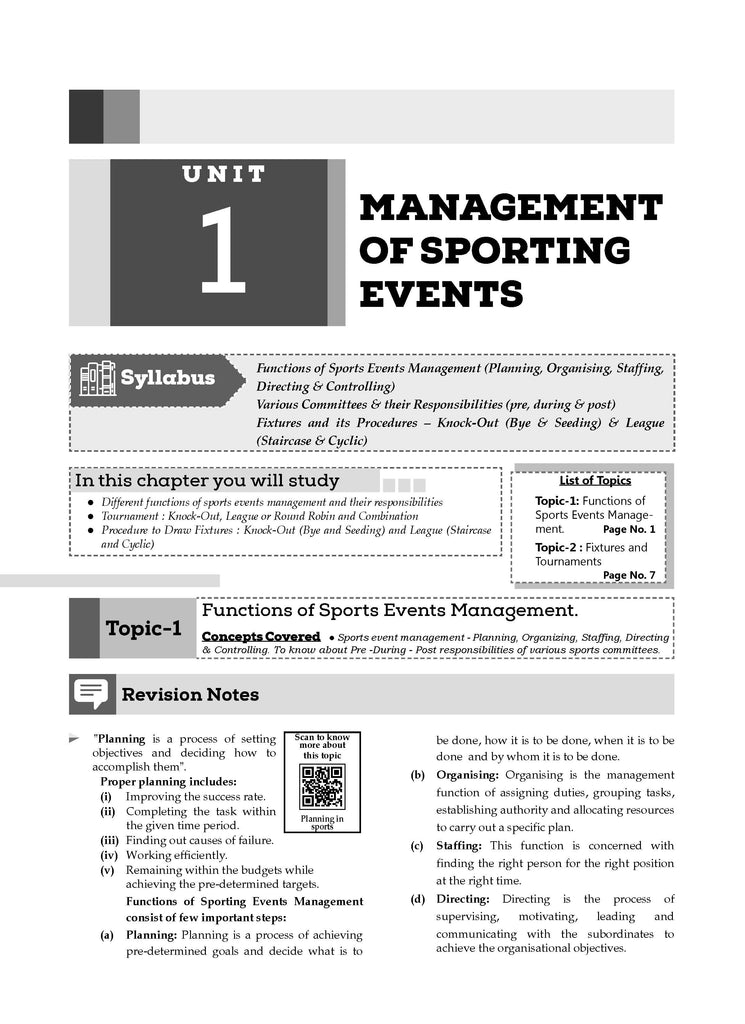 CBSE Question Bank Chapterwise and Topicwise SOLVED PAPERS Class 12 Physical Education For Exam 2026