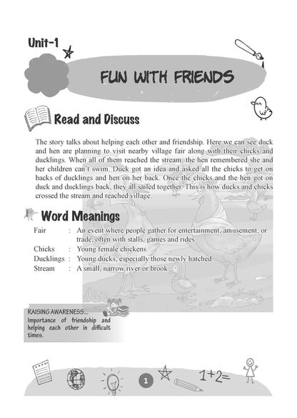 NCERT English Santoor Textbook and Workbook For Class 3 | Updated NCERT Pattern | Includes Mind Maps & Revision notes | Teachers Manual (Set of 2 Books) Latest Edition