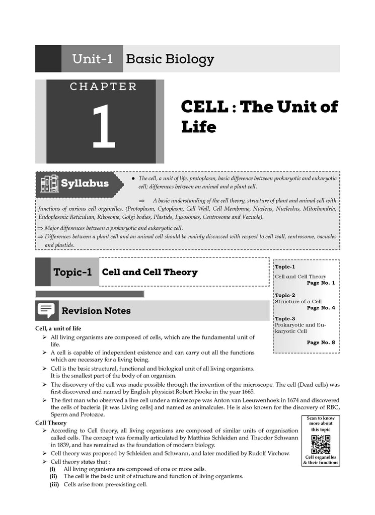 ICSE Question Bank Class 9 Biology | Chapterwise | Topicwise  | Solved Papers  | For 2025 Exams